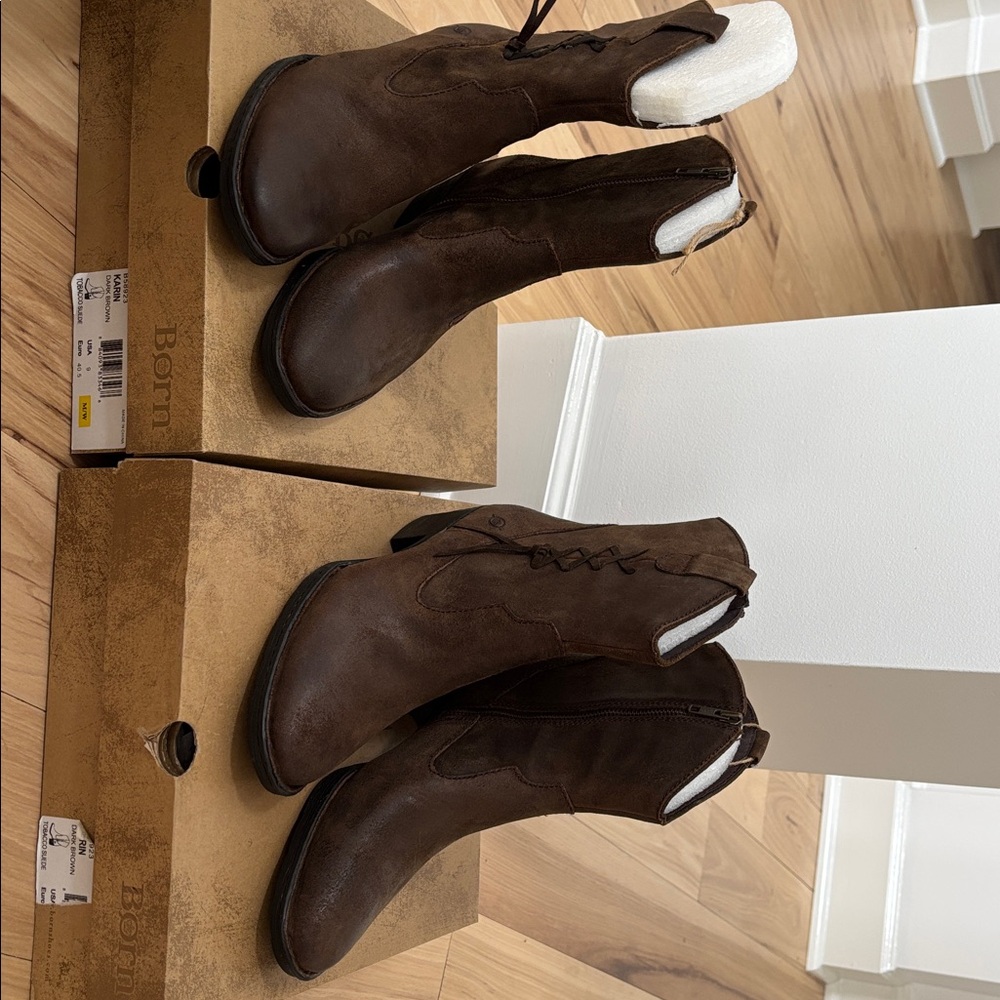 Born Women's Rich Brown Ankle Boots